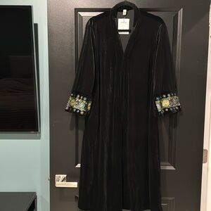 Omoone velvet long cardigan